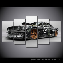 HD Printed Mustang RTR Car Painting Canvas Print Room Decor Print Poster Picture Canvas Mc-043